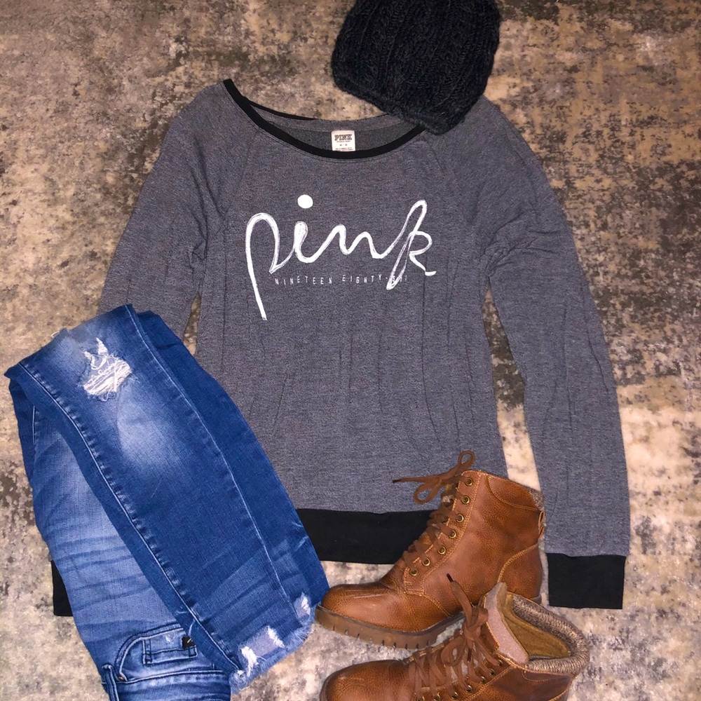 Grey and Black Sweatshirt